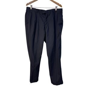 Wool Blend Grey Mens Dress Pants Pleated and Cuffed‎ Size 38 Inseam 29"